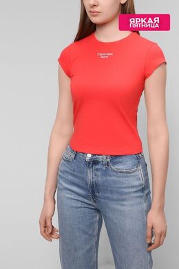 Calvin Klein Jeans: Хлопковая футболка 