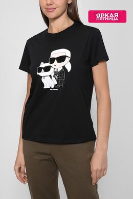 Karl Lagerfeld: Хлопковая футболка  Ikonik