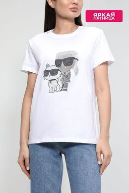 Karl Lagerfeld: Белая футболка 