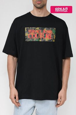 VERSACE JEANS COUTURE: Хлопковая футболка 