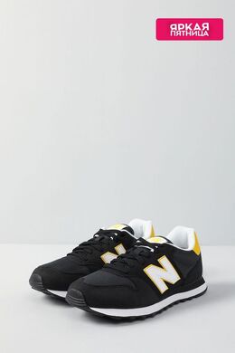 NEW BALANCE: Чёрные кроссовки  500