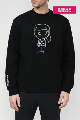 Karl Lagerfeld: Хлопковый свитшот 