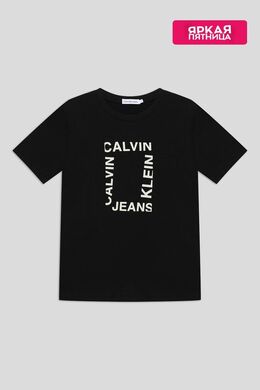 Calvin Klein Jeans: Футболка с принтом 