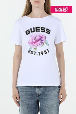 Guess: Хлопковая футболка 