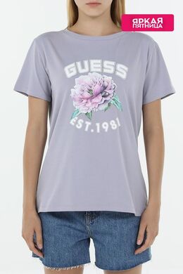 Guess: Хлопковая футболка 