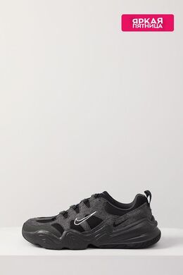 Nike: Чёрные кроссовки  Tech