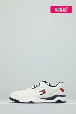 Tommy Hilfiger: Белые кеды 