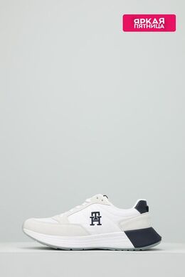 Tommy Hilfiger: Белые кроссовки 
