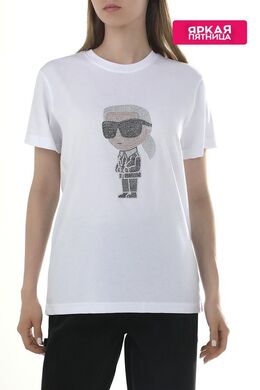 Karl Lagerfeld: Хлопковая футболка  Choupette