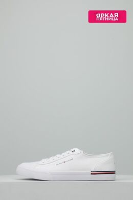 Tommy Hilfiger: Белые кеды 