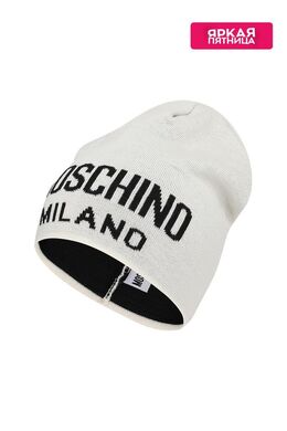 Moschino: Белая шапка 