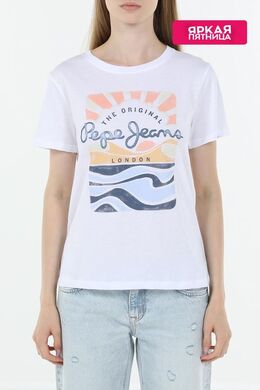 PEPE JEANS: Хлопковая футболка 