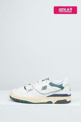 NEW BALANCE: Белые кеды  550