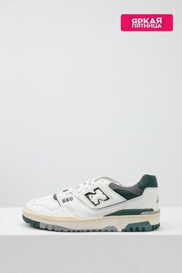 NEW BALANCE: Белые кроссовки  550