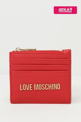 Love Moschino: Красный картхолдер 