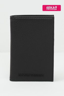 EMPORIO ARMANI: Чёрный картхолдер 