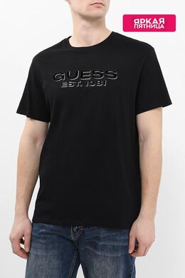 Guess: Хлопковая футболка 