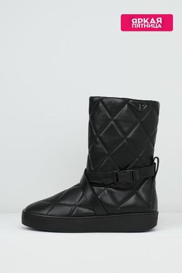 EMPORIO ARMANI: Чёрные сапоги 