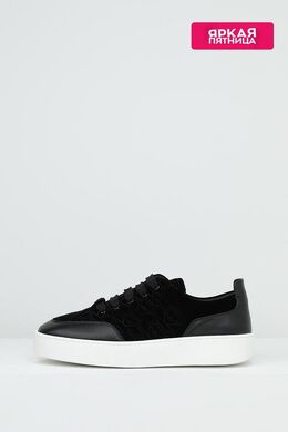 EMPORIO ARMANI: Чёрные кеды 