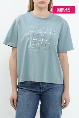 Calvin Klein Jeans: Хлопковая футболка 