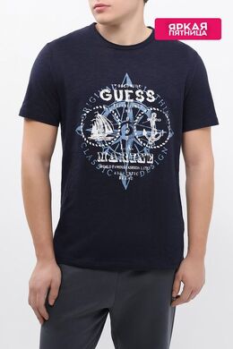 Guess: Хлопковая футболка 