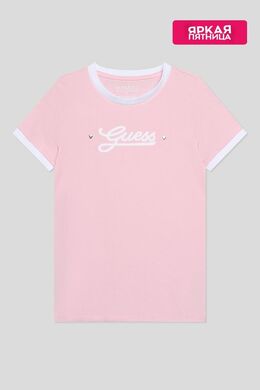 Guess: Хлопковая футболка 