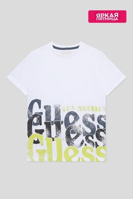 Guess: Хлопковая футболка 