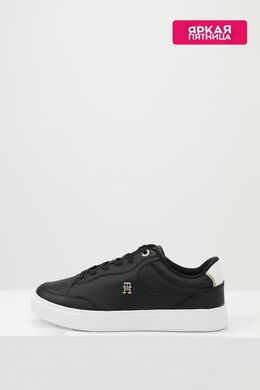 Tommy Hilfiger: Чёрные кеды 