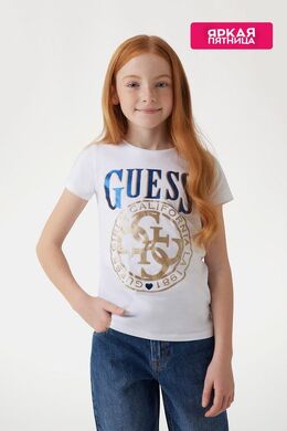 Guess: Хлопковая футболка 