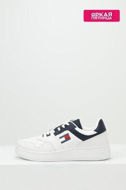 Tommy Hilfiger: Белые кроссовки 