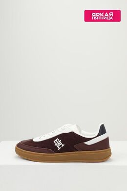 Tommy Hilfiger: Бордовые кеды 