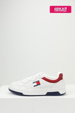 Tommy Hilfiger: Белые кроссовки 