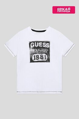 Guess: Хлопковая футболка 