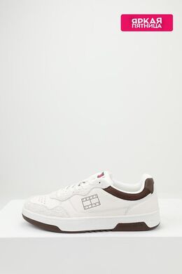 Tommy Hilfiger: Белые кроссовки 