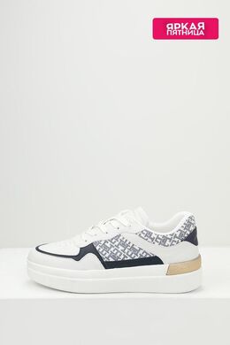 Tommy Hilfiger: Белые кроссовки 
