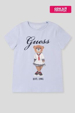 Guess: Хлопковая футболка 