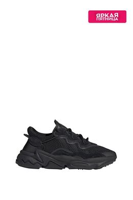 Adidas: Чёрные кроссовки  Ozweego