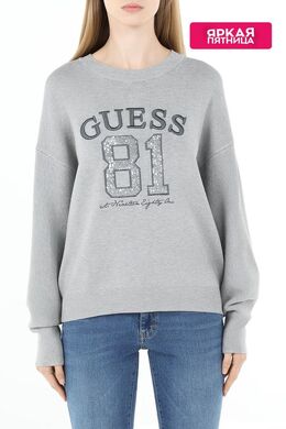 Guess: Серый свитшот 