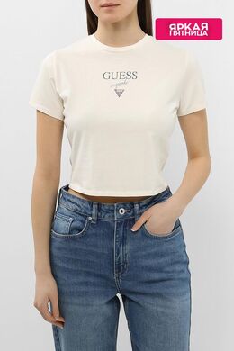 Guess: Хлопковая футболка 