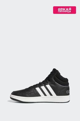 Adidas: Чёрные кроссовки  Hoops