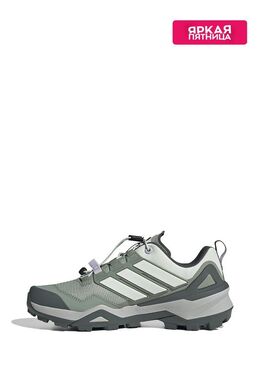 Adidas: Зелёные кроссовки  Terrex