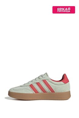 Adidas: Зелёные кроссовки 