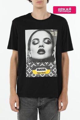 Guess: Хлопковая футболка 