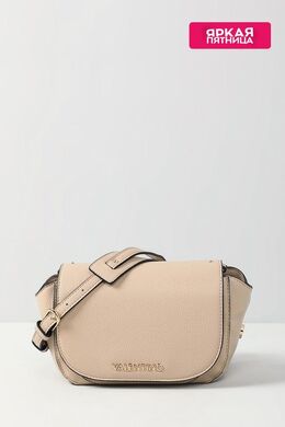 Valentino: Бежевая сумка 