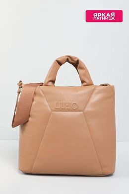 Liu Jo: Коричневая сумка  Eco friendly