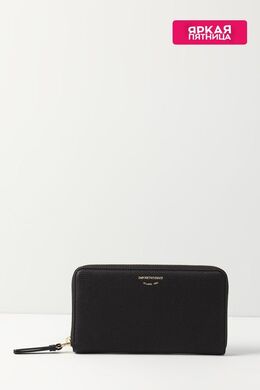 EMPORIO ARMANI: Чёрный кошелёк 