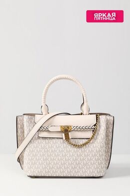 Michael Michael Kors: Бежевая сумка 