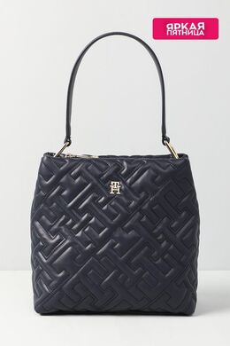Tommy Hilfiger: Синяя сумка  Soft