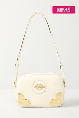 Love Moschino: Бежевая сумка 