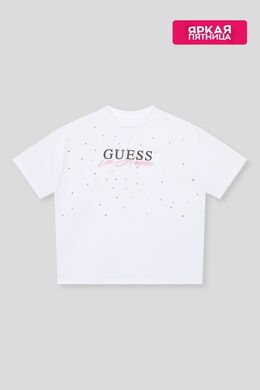 Guess: Хлопковая футболка 